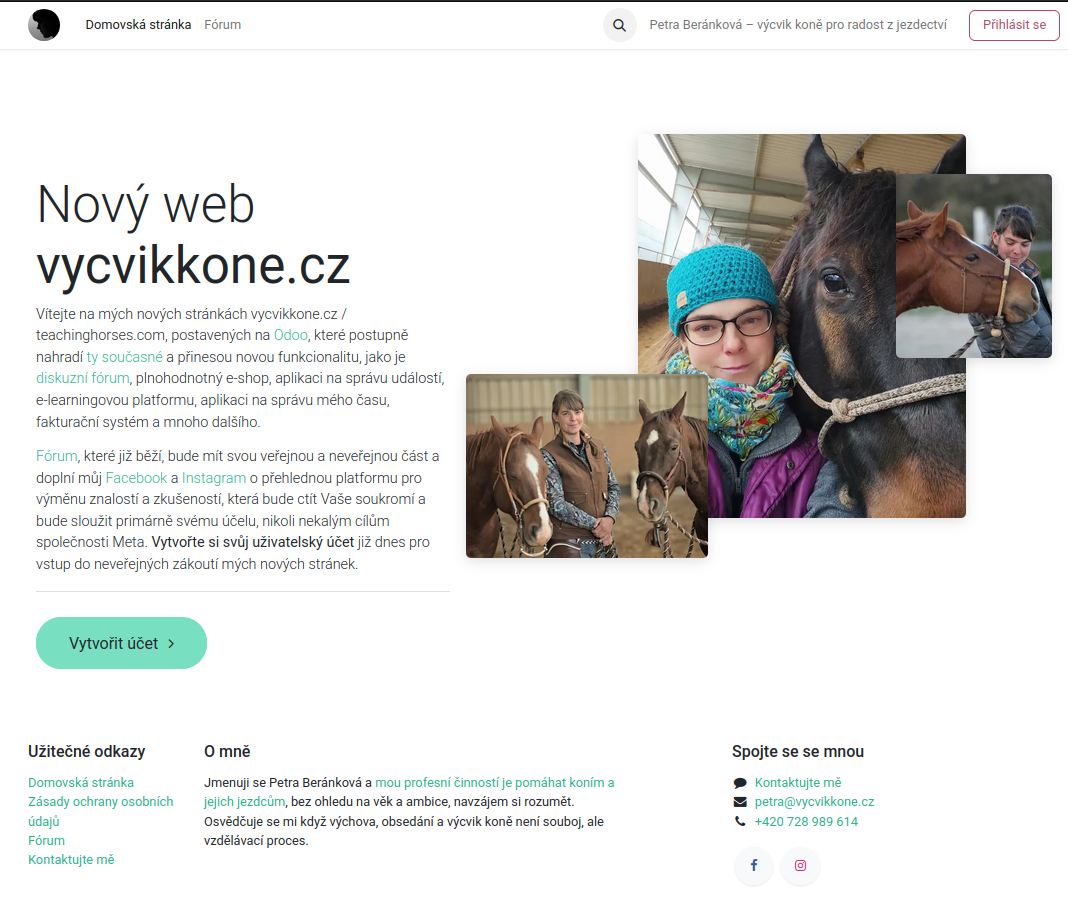 Fórum vycvikkone.cz je v provozu